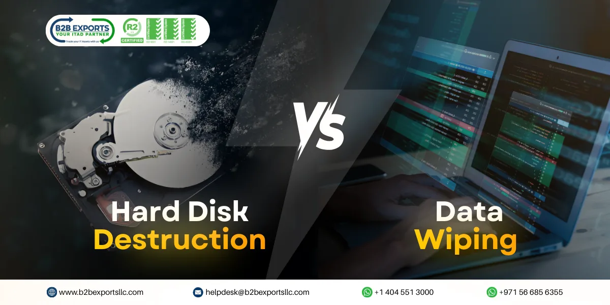 Hard Disk Destruction vs Data Wiping